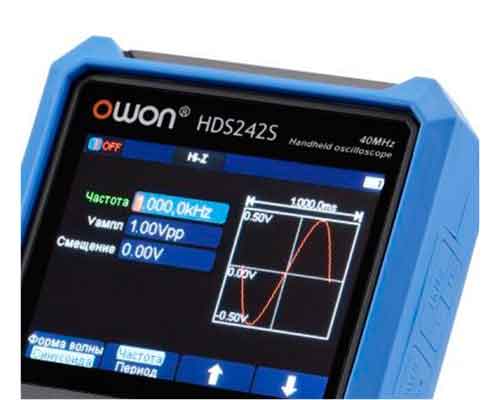 OWON HDS242S бюджетный осциллограф-мультиметр, 40 МГц, 2 канала, с .
