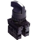 S2SR, S2SRN Селекторные переключатели выступающего типа без подсветки и с подсветкой с монтажным отверстием Ø 22,5/25,5 мм