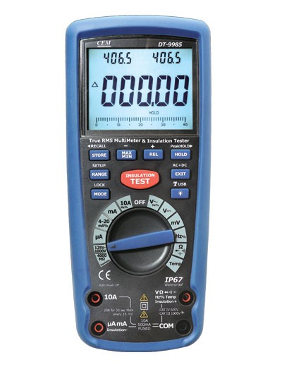 DT-9985 цифровой мультиметр-мегаомметр профессиональный