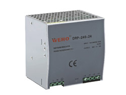 DRP-240-24 АC/DC преобразователи с выходной мощностью 240Вт и напряжением 24VDC для монтажа на DIN рейку