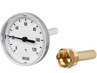 Серия WIKA A43 термометры биметаллические для систем отопления