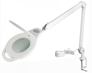 Модель 8060LED-2 5D лампа-лупа со светодиодной подсветкой, теплый/холодный свет