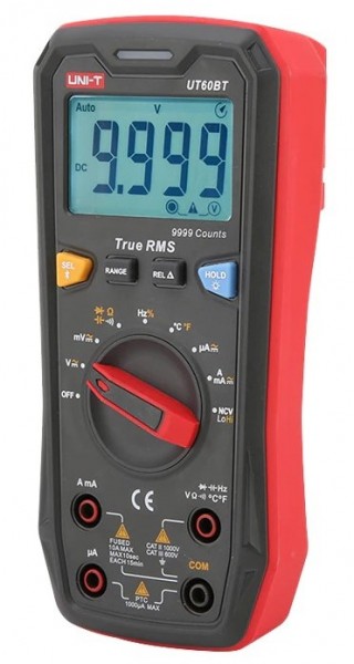 UT60BT компактный цифровой мультиметр автомат Bluetooth True RMS NCV