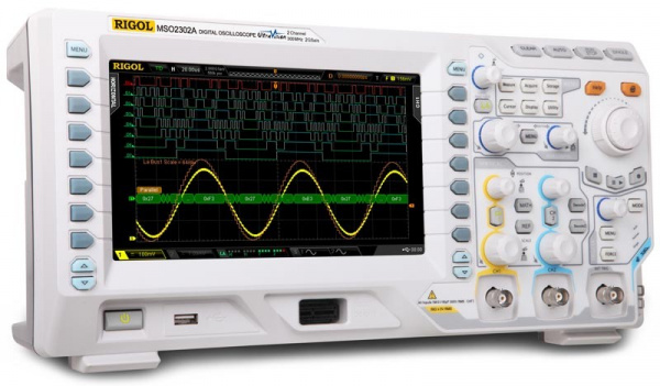 RIGOL MSO2102A осциллограф смешанных сигналов с технологией UltraVision