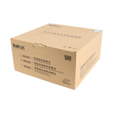 BaKon BK862 паяльная станция двухканальная термовоздушная