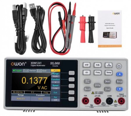OWON XDM1241 компактный настольный мультиметр